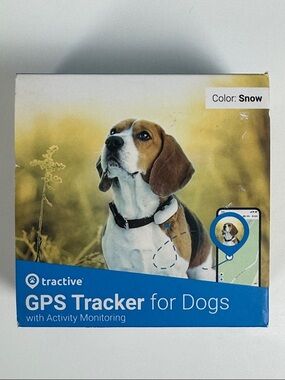 Tractive Dog GPS Tracker - White (Snow)